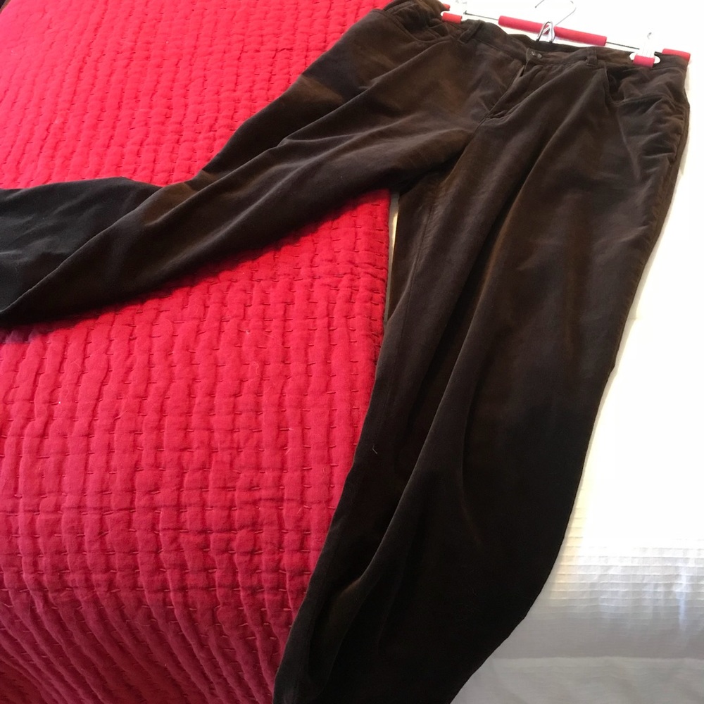 Chocolate velveteen jeans JNY petite